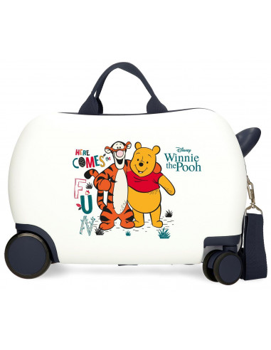 2631021 ABS ROLLING SUITCASE 4W.( 2MULTI.) 45CM. WINNIE THE